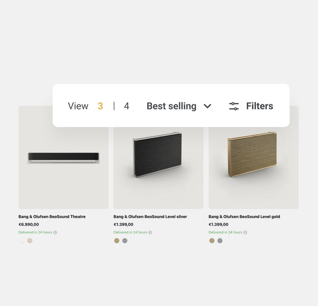 <h4>Collection page features</h4>