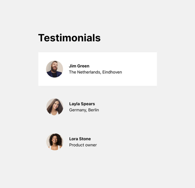 <h4>Testimonials</h4>